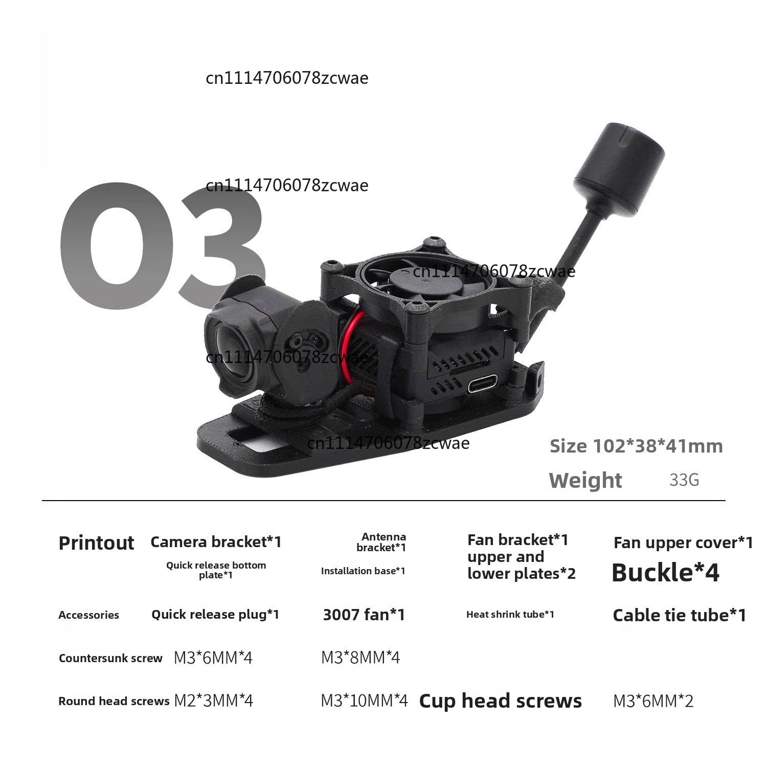 ZOCI-O3 O4 HD Transmission Coo - Drone Kit Racing ulasan dan harga