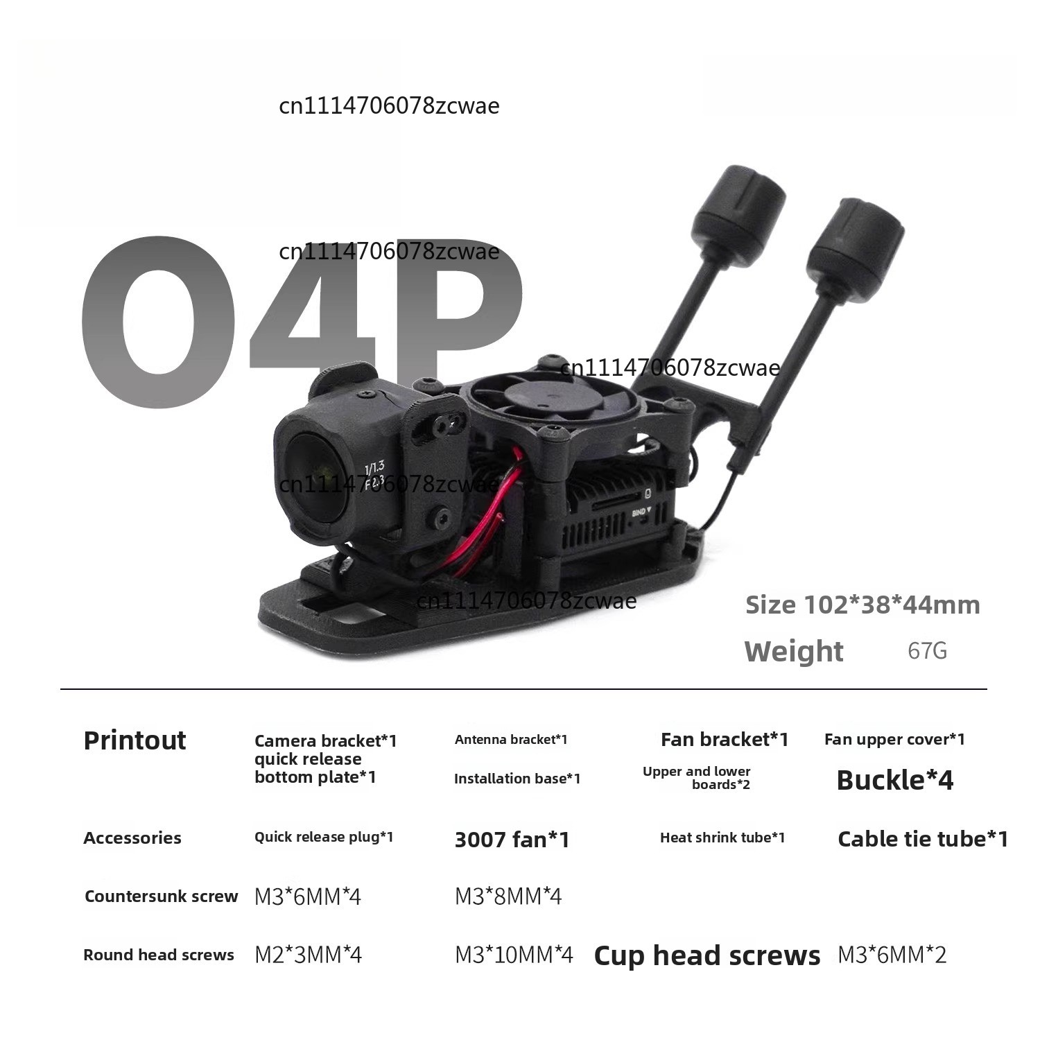 ZOCI-O3 O4 HD Transmission Coo - Drone Kit Racing ulasan dan harga