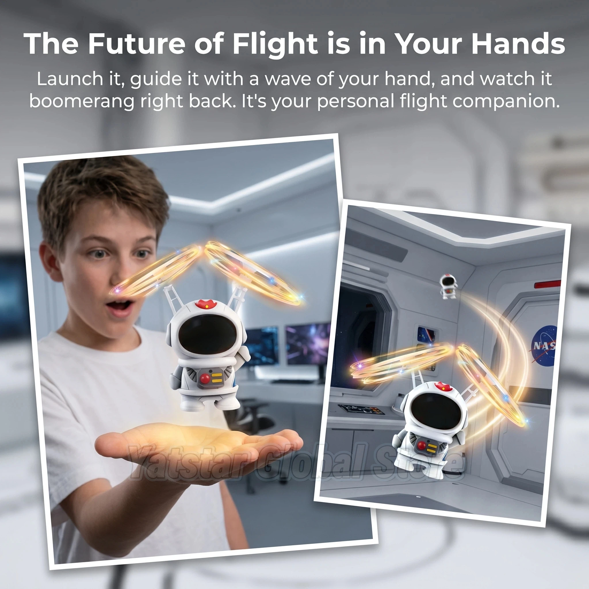 Drone Astronot Mini Kreatif, R - Drone Kit Tricopter ulasan dan harga